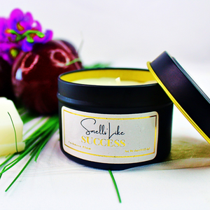 4oz Smells Like Success - Cashmere Plum Scented Candles