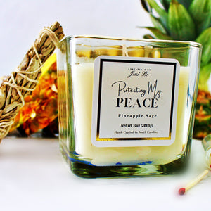 10oz Protecting My Peace - Pineapple Sage Scented Candles