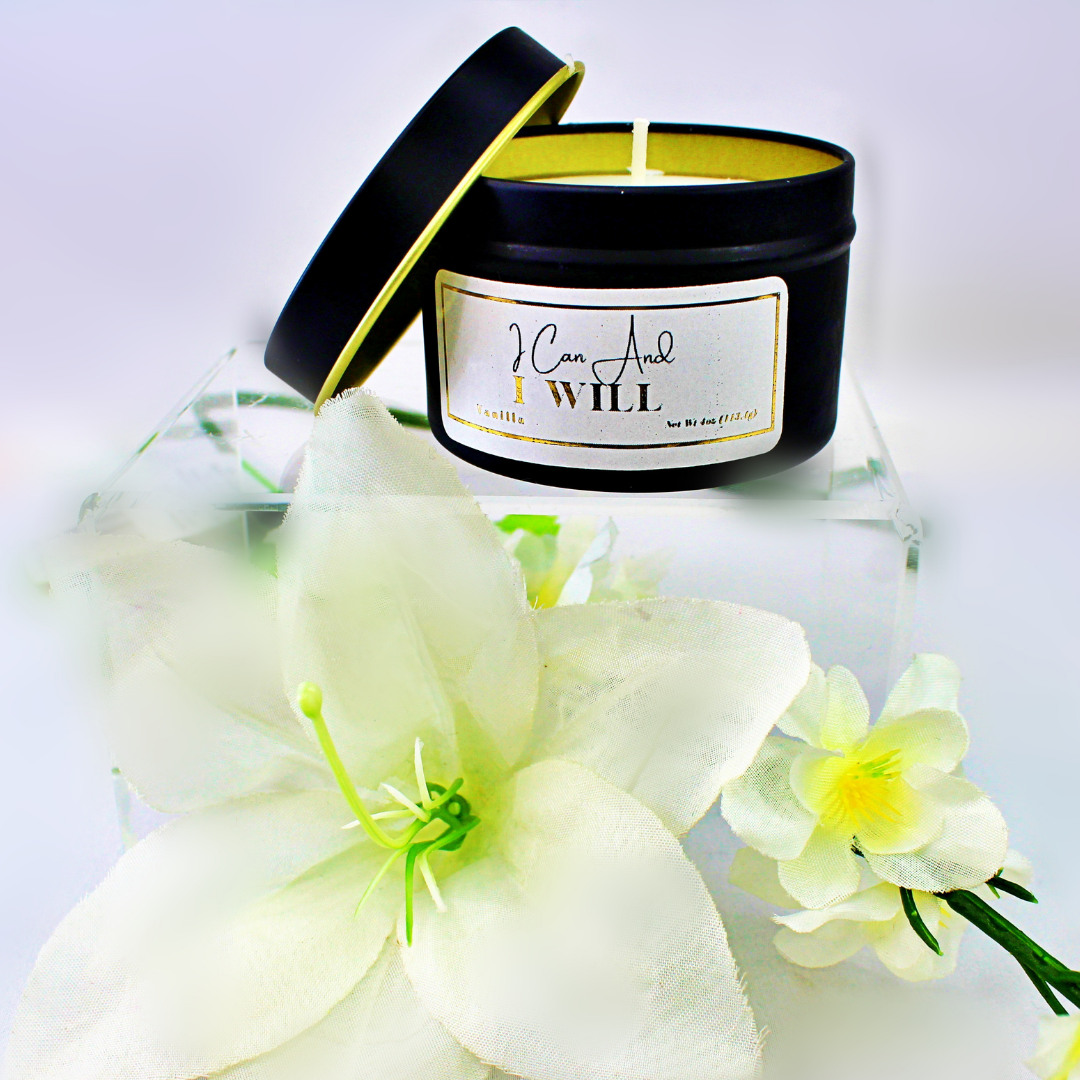 4oz I Can And I Will - Vanilla Scented Candles